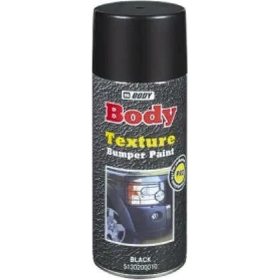 HB BODY bumper texture - texturovaná barva na plasty ve spreji černá 400ml