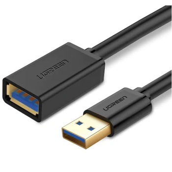 UGREEN USB удължител Ugreen "US129" USB 3.0 (T) към USB 3.0 (M) 1м черен "10368" - 6957303813681 (10368)