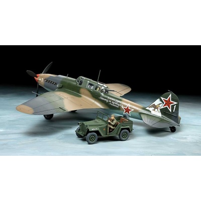 Tamiya Ilyushin IL 2 Shturmovik with GAZ 67B Set 1:48