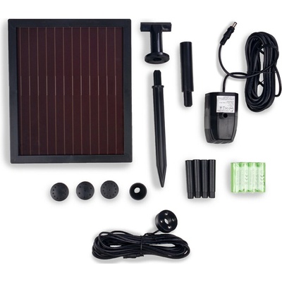 Banat Solárne čerpadlo do fontány 240 l/h – NiMH batéria + LED osvetlenie