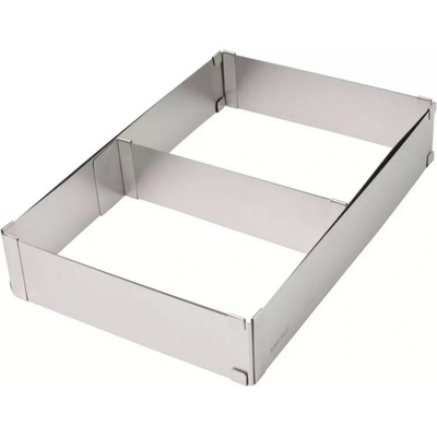 KINGHOFF Форма за печене Kinghoff KH 1907, Регулируема 27.5-52.4 см, Неръждаема стомана, Сребрист (9999KH1907)