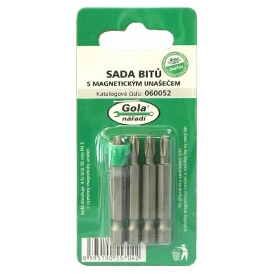 GOLA Sada bitů PH2 s magnetickým unašečem 060052