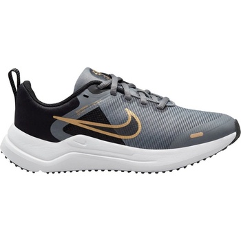 Nike Downshifter 12 cool grey/metallic gold/black/white šedá