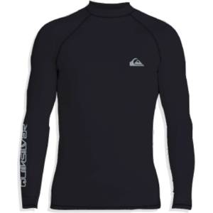 Quiksilver Детска плажна тениска от ликра Quiksilver Kid's Everyday UPF50 L/S Lycra - Black - размер 8 (US) (750-1800-0111)