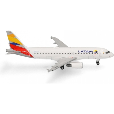 Herpa A320-214 LATAM Airlines Chile Colombia Flag Colors 1:500