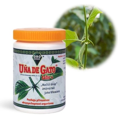 Oro Verde Uňa de Gato Vilcacora Kočičí dráp tabs+ tablety 600 mg x 100