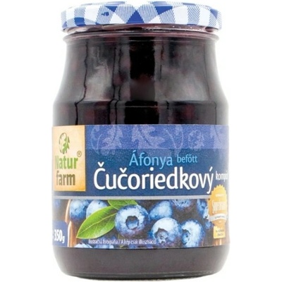 NaturFarm borůvkový kompot 350 g – Zboží Dáma NaturFarm borůvkový kompot 350 g – Zboží Dáma