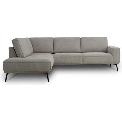 Scandic Сиво-бежов шенилов ъглов диван (ляв ъгъл/L форма) Amsterdam - Scandic (18772SN MIT01)