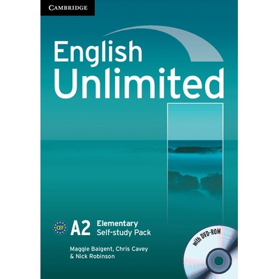 English Unlimited Elementary Self-study Pack (Workbook with DVD-ROM)