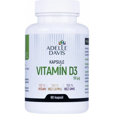 Adelle Davis Vitamín D3 60 kapsúl