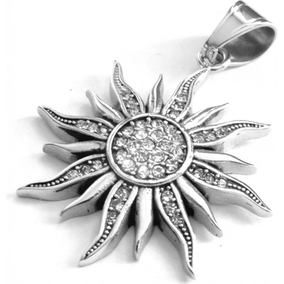 Steel Jewelry Přívěsek bílé slunce z chirurgické oceli PR140128 – Hledejceny.cz