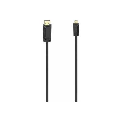 Кабел HDMI - micro HDMI Type D, 2.0м, Черен, HAMA-74259