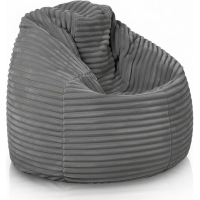 Primabag Giga Sako Velvet tmavě šedá