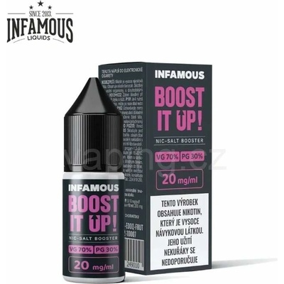 Infamous Liqonic NicSalt DL booster 70/30 20 mg 10 ml – Hledejceny.cz