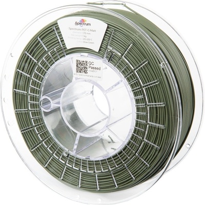 Spectrum 80548 3D филамент, PET-G Matt, 1, 75mm, 1000g, Зелен (Olive green) (80548)