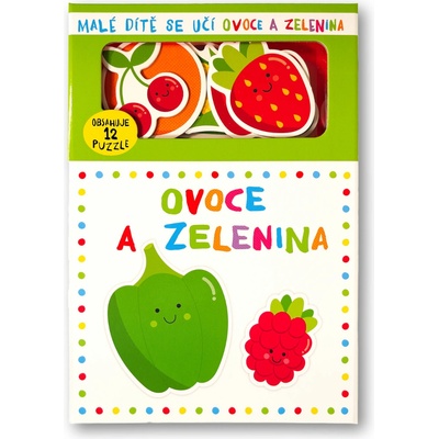 Malé dítě se učí Ovoce a zelenina