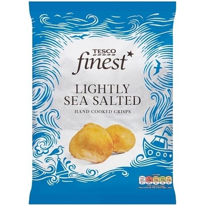 Tesco Finest Bramborové lupínky smažené s mořskou solí 150 g