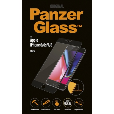 PanzerGlass PREMIUM - pre iPhone 8/7/6S/6, čierna 2614