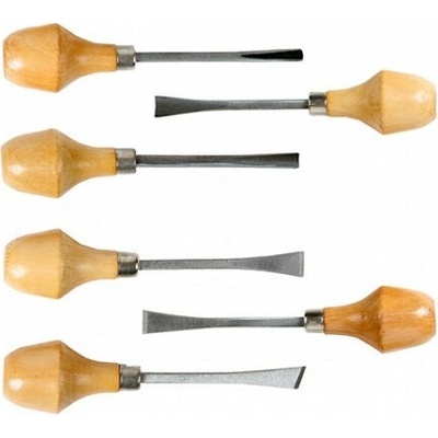 Řezbářská dláta na dřevo / sada 6 ks CHWCS05
