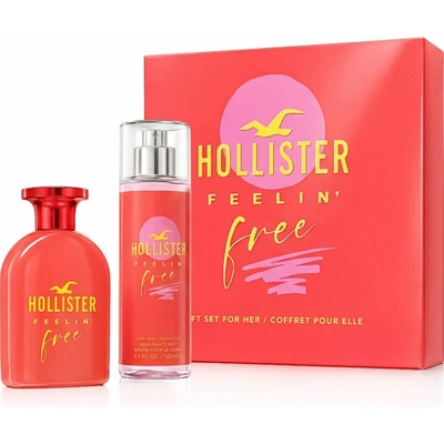 Hollister California Feelin' Free for Her EDP 50 ml + tělový sprej 125 ml