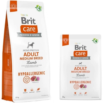 Brit Care Hypoallergenic Adult Medium Breed Lamb & Rice 14 kg
