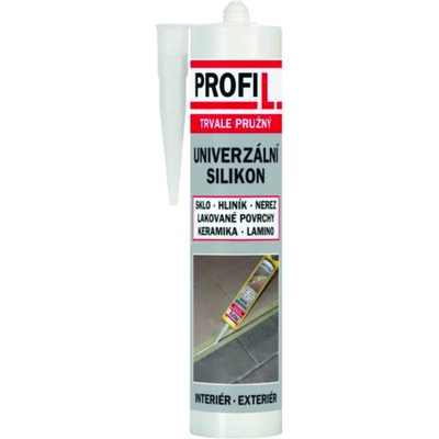 Profil univerzálny silikón, číry, 310 ml
