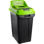 PLANET Planet-Кош за разделно сметосъбиране 50l - ЗЕЛЕН / ЧЕРЕН (up 281) (0133419)