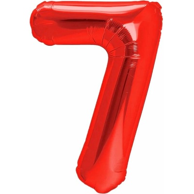 PartyPal Foliové balónky červené č. 0- 9 40cm Číslo: 7