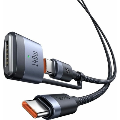 Mcdodo CA-0140 2-in-1 USB-C to USB-C + Magsafe 3, 2m, černý