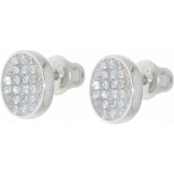 Pattic náušnice strieborné s krystaly ITS3323004S