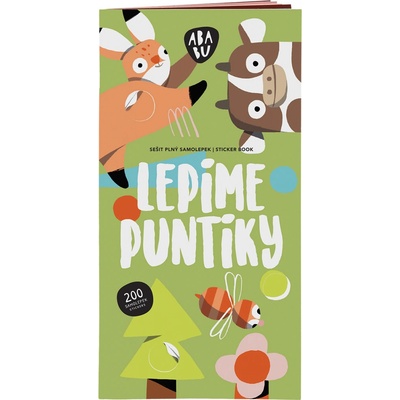 Samolepkový sešit lepíme puntíky