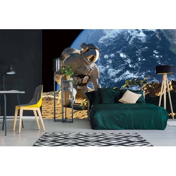 DIMEX ART s. r. o Самозалепваща се флизелинова фототапета астронавт 375 x 250 см