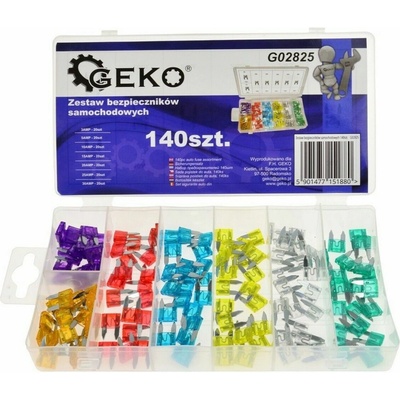 GEKO G02825 Sada pojistek do auta 140 ks