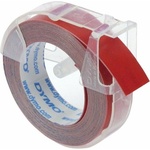 DYMO 3D 9mmx3m червена пластмасова лента NDY520102 (NDY520102)