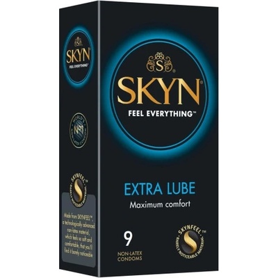 Skyn 9 бр. Нелатексови презервативи с екстра лубрикант Skyn Extra Lube