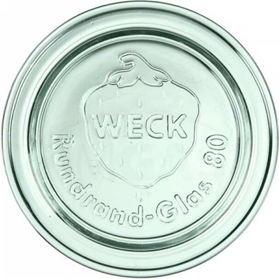 Víčko skleněné Weck 80 mm, 6 ks
