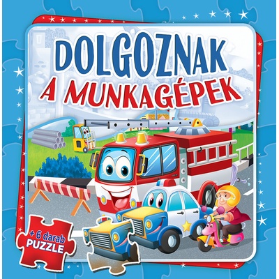 Dolgoznak a munkagépek+6puzzle - Maďarská verzia