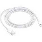 Planet Tech Кабел за зареждане и данни USB-A към Lightning за iPhone, 2 метра, Бял (SE08 2m)