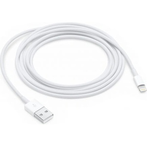 Planet Tech Кабел за зареждане и данни USB-A към Lightning за iPhone, 2 метра, Бял (SE08 2m)