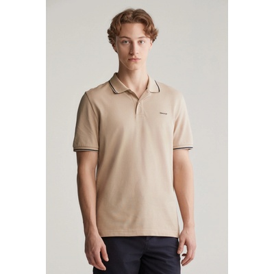 Gant Tipping SS pique Polo dry sand