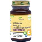 Grewia Vitamin C, Zinc, D3, L-Selenomethionine & Elderberry [90 Таблетки]