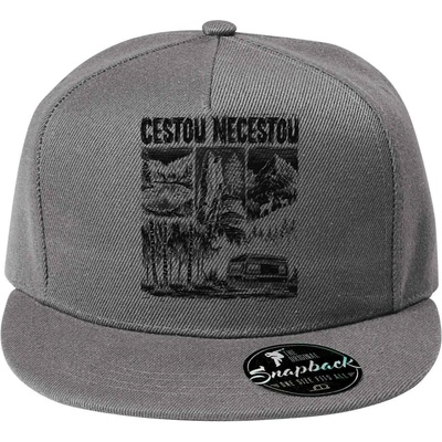 Kšiltovka Cestou necestou, V1, černý tisk 5P RAP, vtipné – Hledejceny.cz