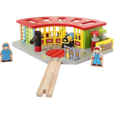Bigjigtoys depo pre 5 lokomotívov