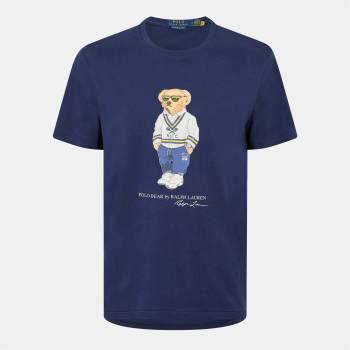 Ralph Lauren Тениска Polo Ralph Lauren Men's Holiday Bear T-Shirt - Green Beach