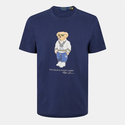 Ralph Lauren Тениска Polo Ralph Lauren Men's Holiday Bear T-Shirt - Green Beach