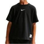 Nike Детска спортна тениска Nike Kid's Pro Dri-FIT Short-Sleeve Training Top Sport shirt - Black / White - размер XS (704-6167-0111)