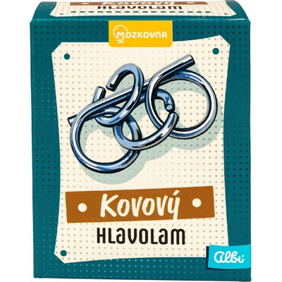 Kovový hlavolam Kroužky
