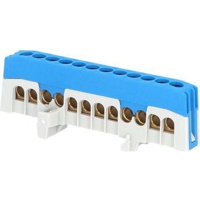 Eleman 1001280 Můstek N 12-F2 (svorkovnice 12x16mm2), krytý IP20, modrý, 63A, na DIN /2020269 – Sleviste.cz