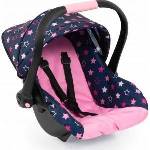 Bayer Deluxe Car Seat with Canopy, Navy Pink 67916AA