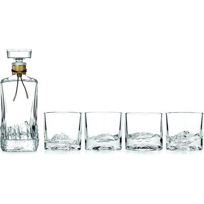 Liiton Чаша за уиски THE AMERICAN PEAKS, комплект от 5 бр. , стъкло, Liiton (LTL61300)